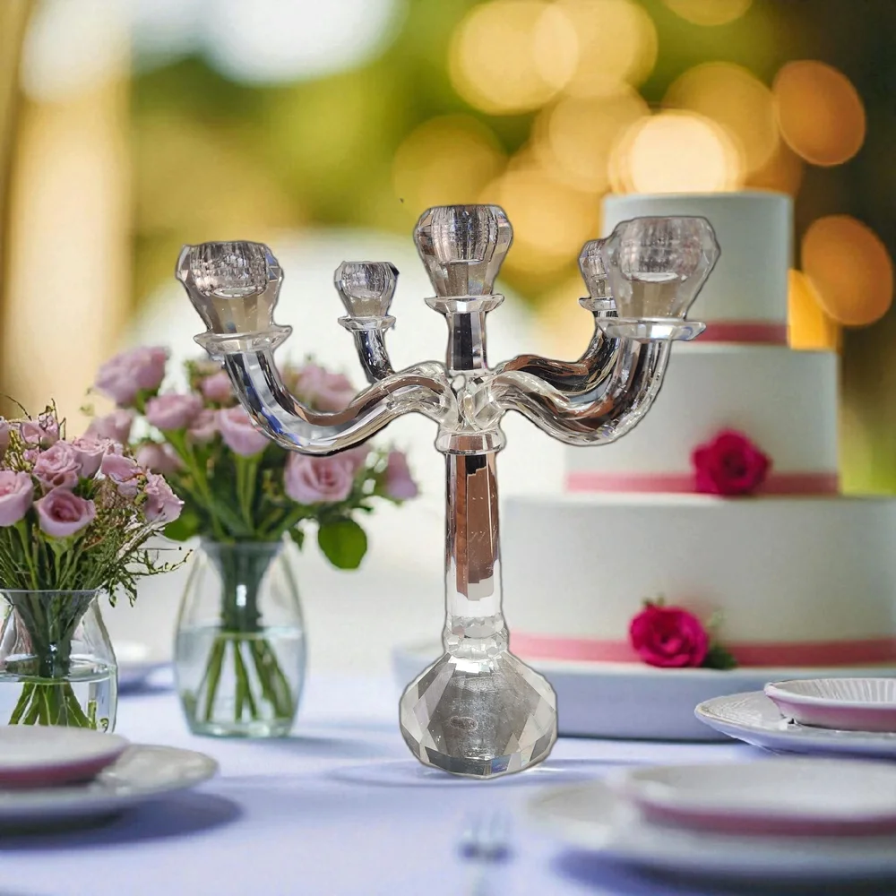 Shannon Crystal Candelabra by Godinger - Picture 8 of 16
